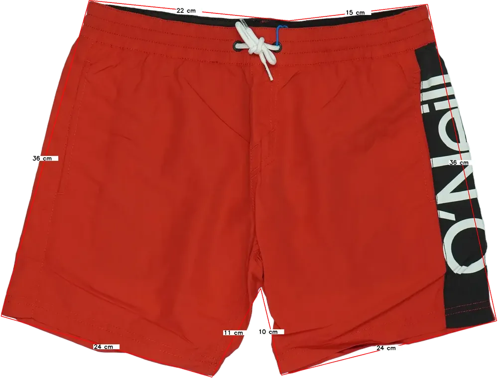 Piros O'neill Fürdőnadrág EU 176 / UK 16 év / US XL