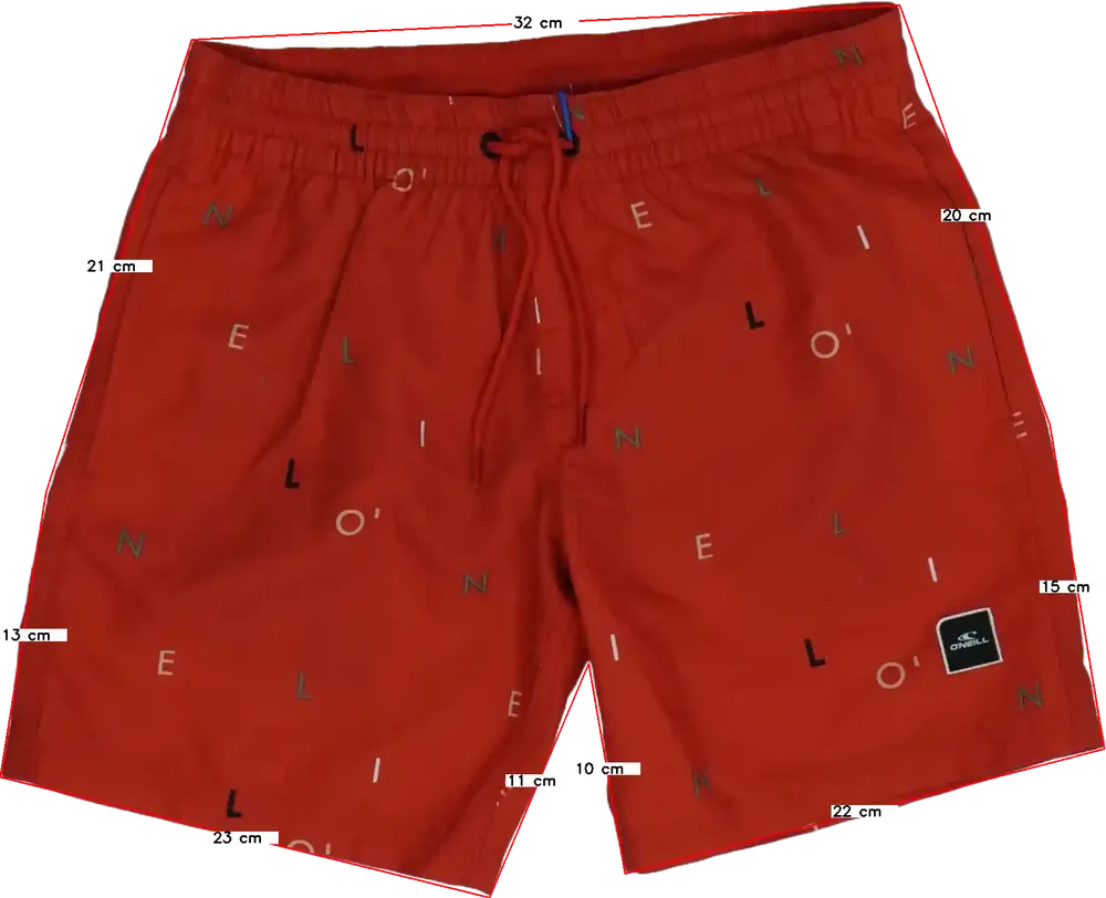 Piros O'neill Fürdőnadrág EU 152 / UK 12 év / US 12 év/L