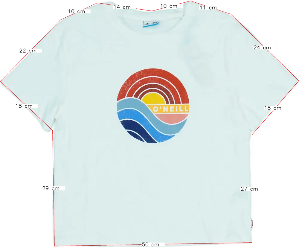 Fehér O'neill Póló EU 176 / UK 16 év / US XL