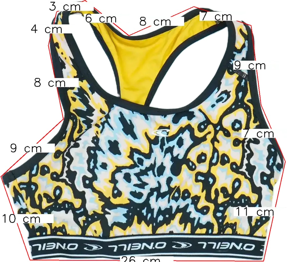 Többszínű O'neill Bikini felső EU 152 / UK 12 év / US 12 év/L