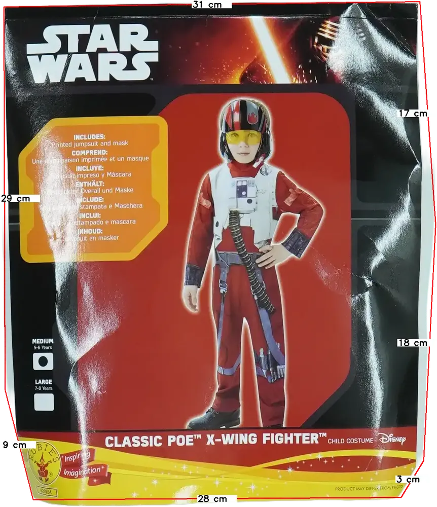 Többszínű Disney Jelmez EU 116 / UK 6 év / US 6 év/S