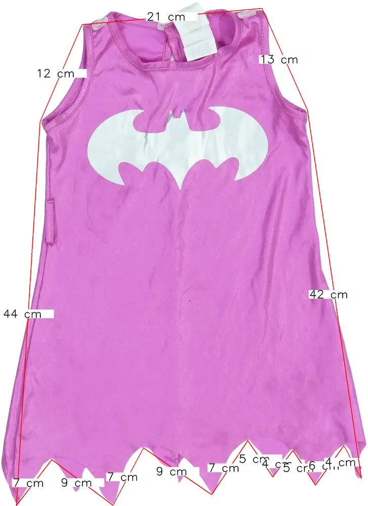 Rózsaszín Batman Jelmez EU 92 / UK 2 év / US 2T