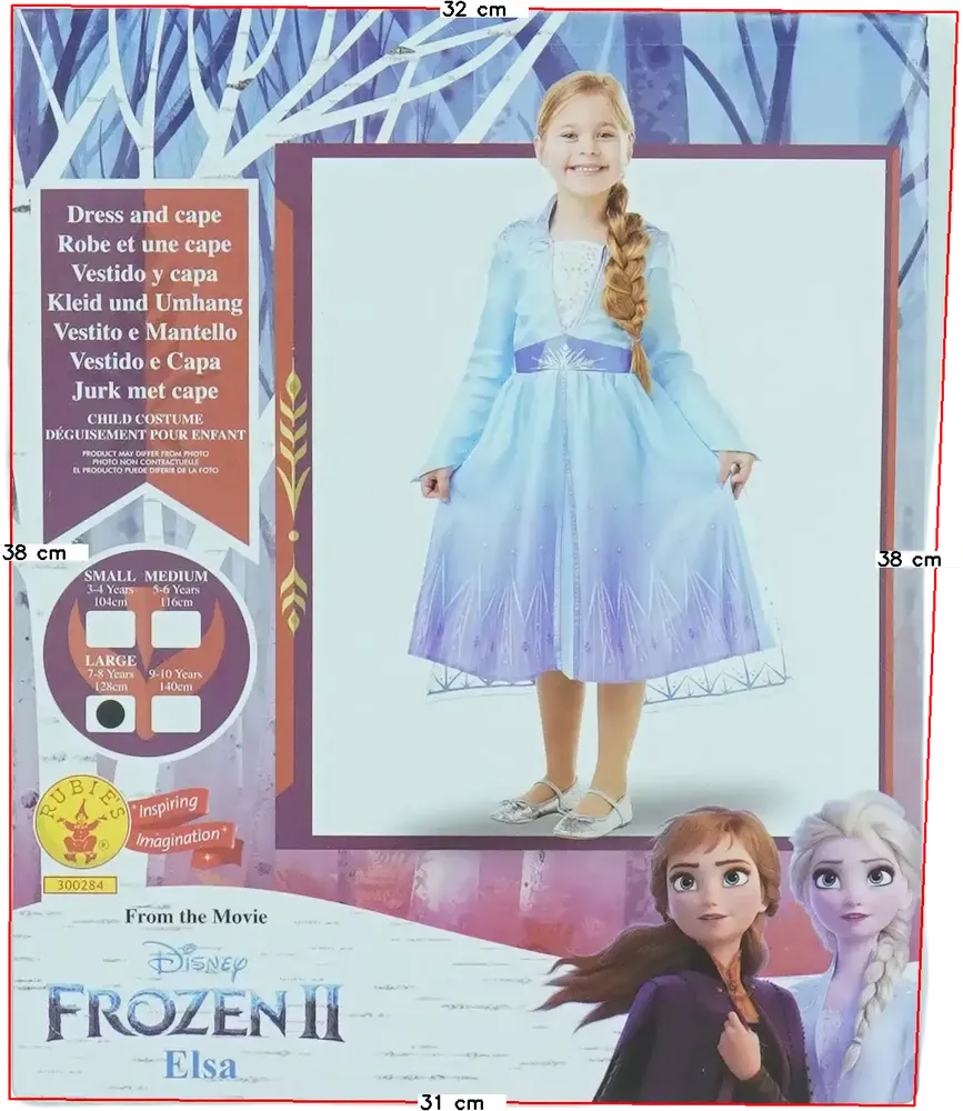 Kék Disney Jelmez EU 128 / UK 8 év / US 8 év/M