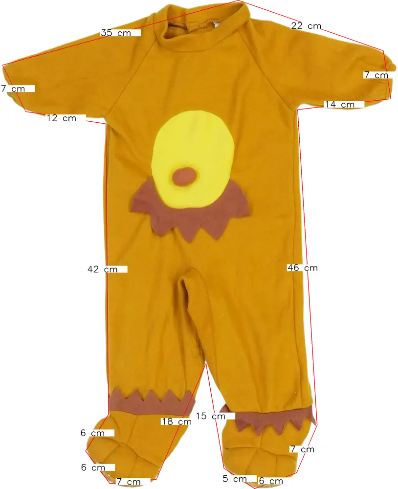 Barna Egyéb Jelmez EU 74 / UK 6-9 hónap / US 6-9 hónap