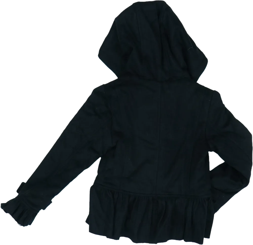 Fekete Mafrat Átmeneti kabát EU 116 / UK 6 év / US 6 év/S