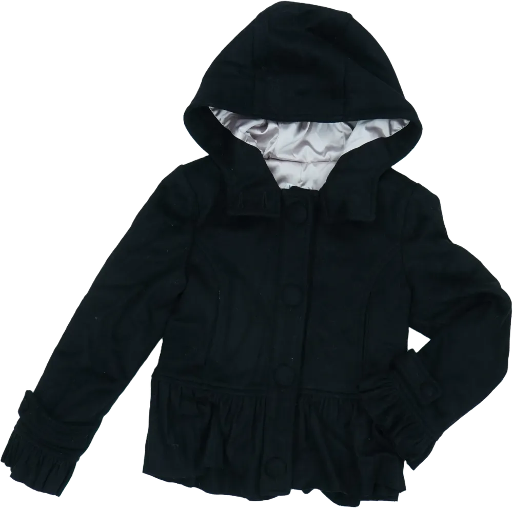Fekete Mafrat Átmeneti kabát EU 116 / UK 6 év / US 6 év/S