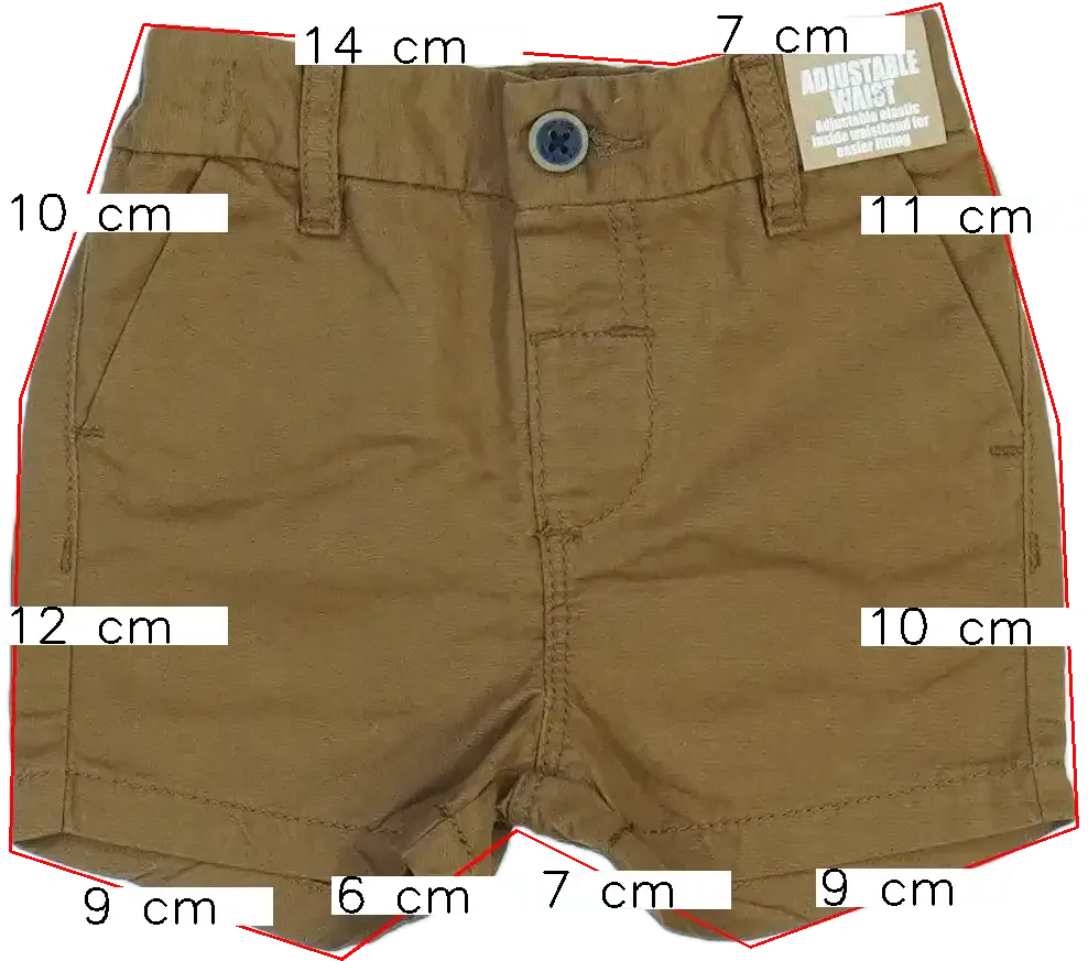 Barna Next Rövidnadrág EU 68 / UK 3-6 hónap / US 3-6 hónap