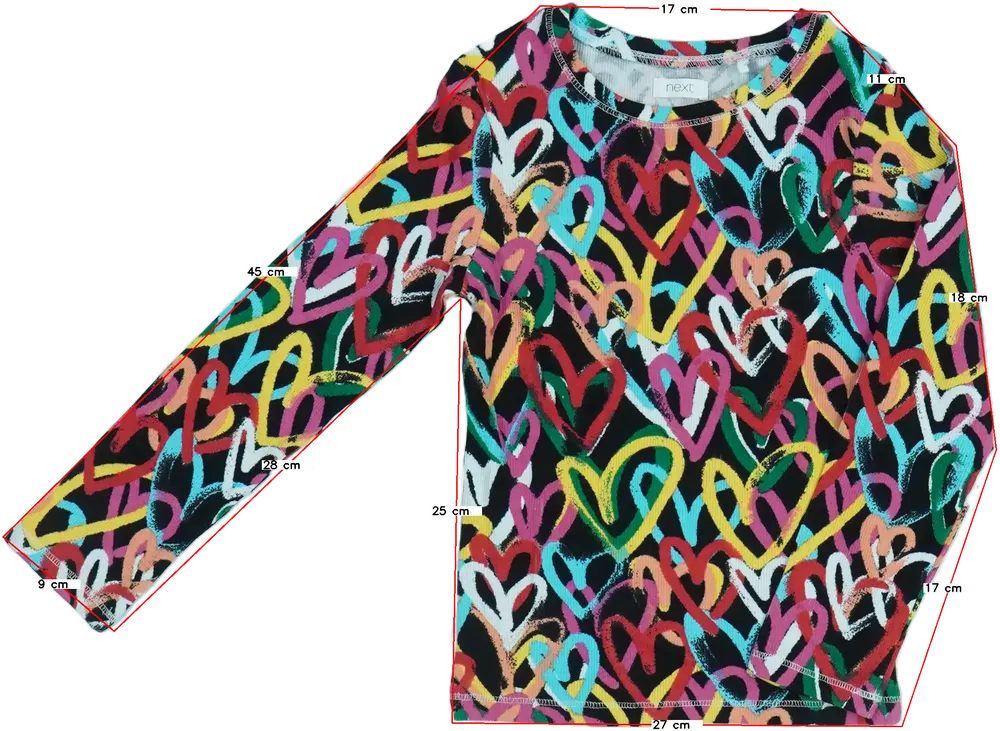 Többszínű Next Hosszú ujjú felső EU 110 / UK 5 év / US 5 év/XS