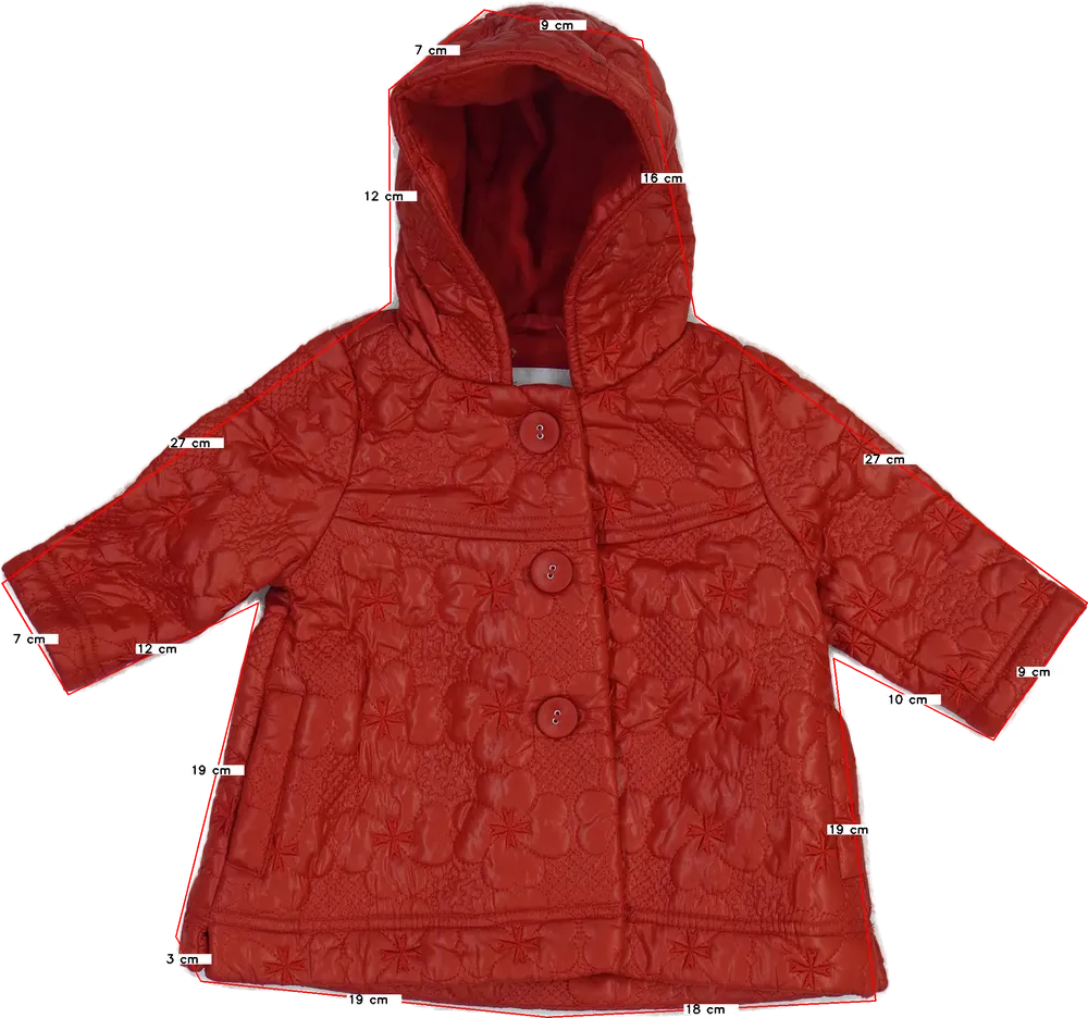 Piros Next Esőkabát EU 74 / UK 6-9 hónap / US 6-9 hónap
