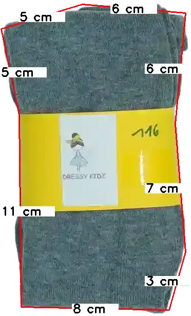 Szürke Dressy Kidz Harisnya EU 116 / UK 6 év / US 6 év/S