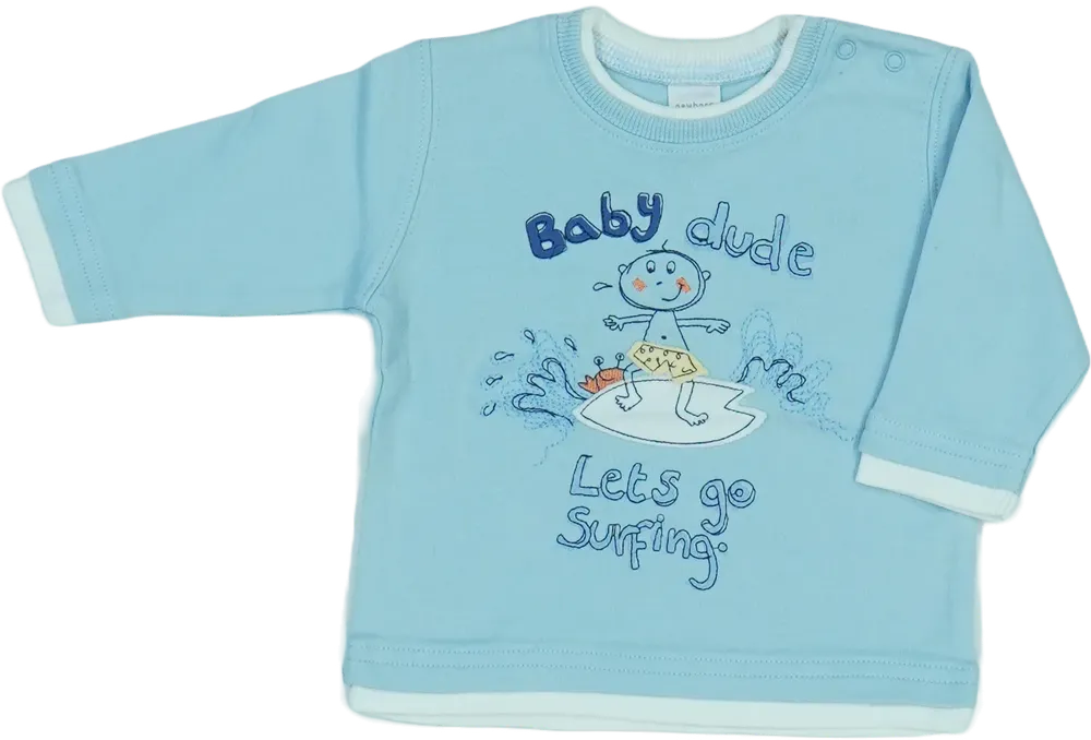 Kék Next Hosszú ujjú felső EU 62 / UK 0-3 hónap / US 0-3 hónap