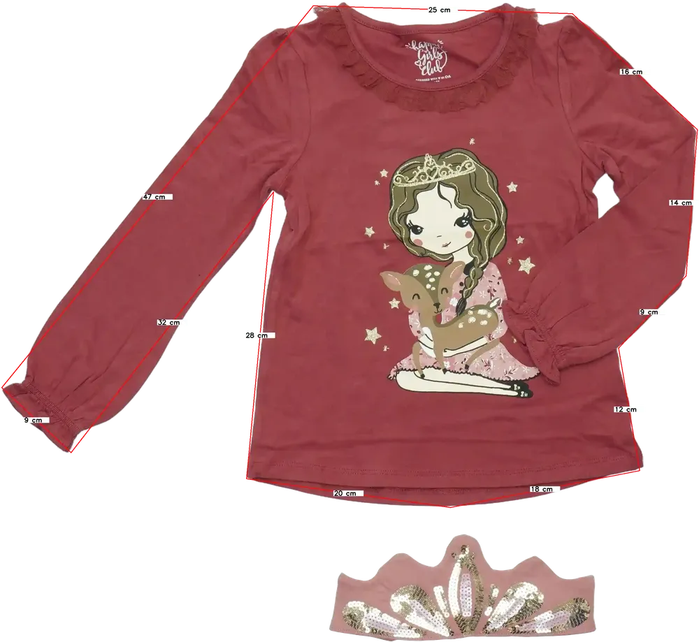 Bordó C&amp;A 2 részes szett - Felsőruházat EU 128 / UK 8 év / US 8 év/M