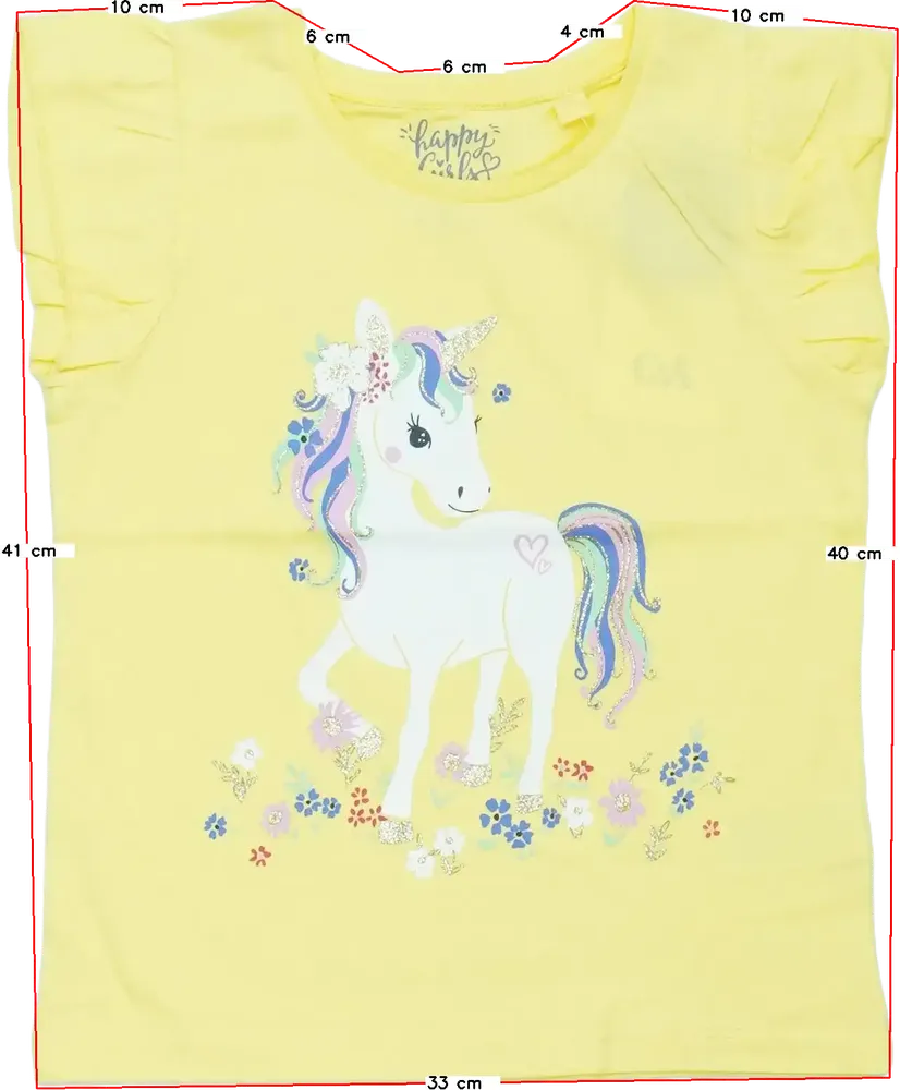 Sárga C&amp;A Póló EU 110 / UK 5 év / US 5 év/XS