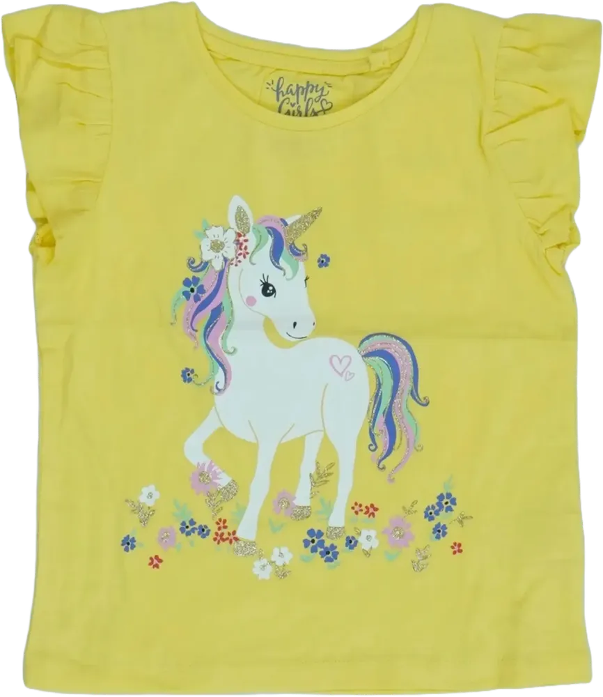 Sárga C&amp;A Póló EU 116 / UK 6 év / US 6 év/S