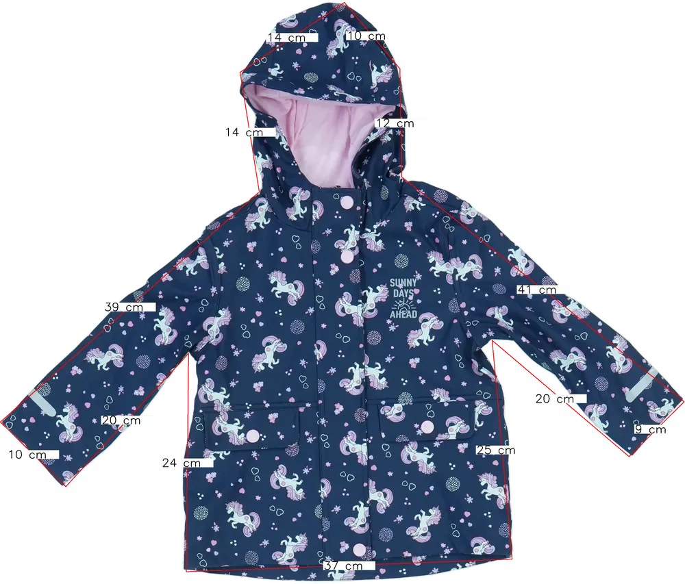 Kék C&amp;A Esőkabát EU 92 / UK 2 év / US 2T