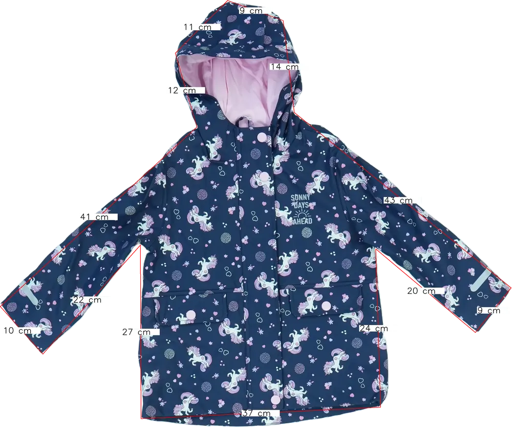Kék C&amp;A Esőkabát EU 98 / UK 3 év / US 3T