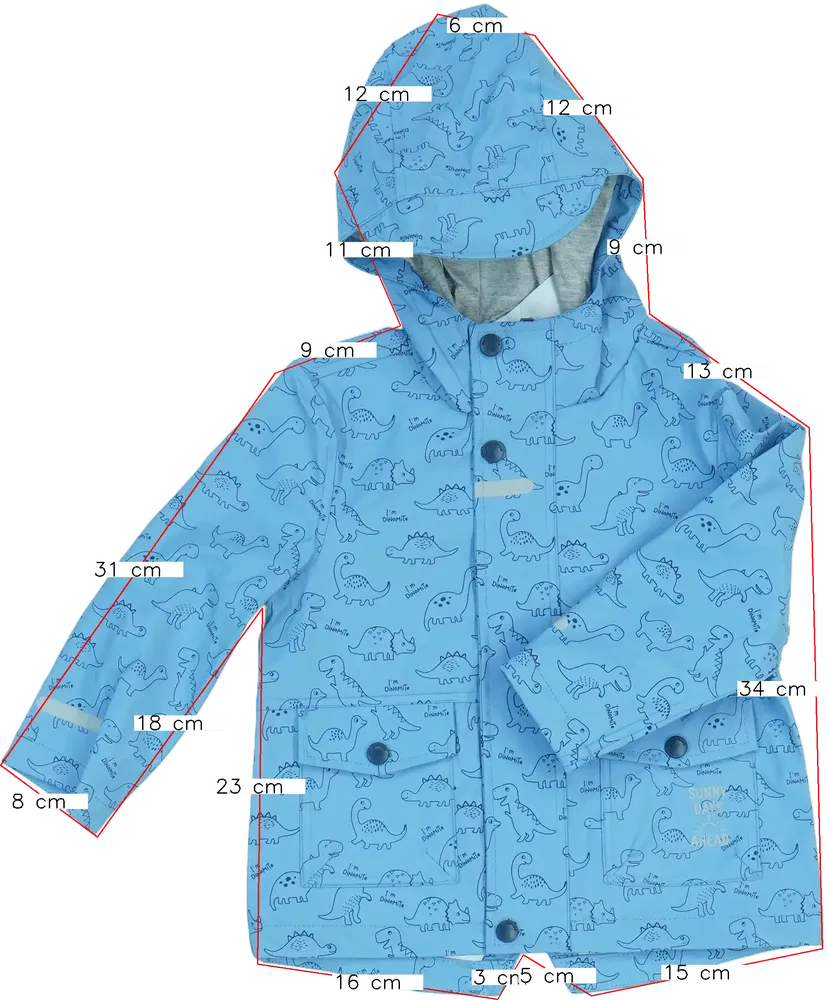 Kék C&amp;A Esőkabát EU 86 / UK 12-18 hónap / US 18 hónap