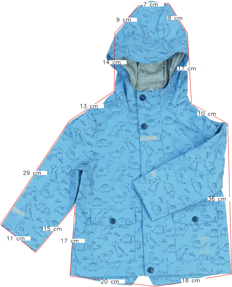 Kék C&amp;A Esőkabát EU 98 / UK 3 év / US 3T