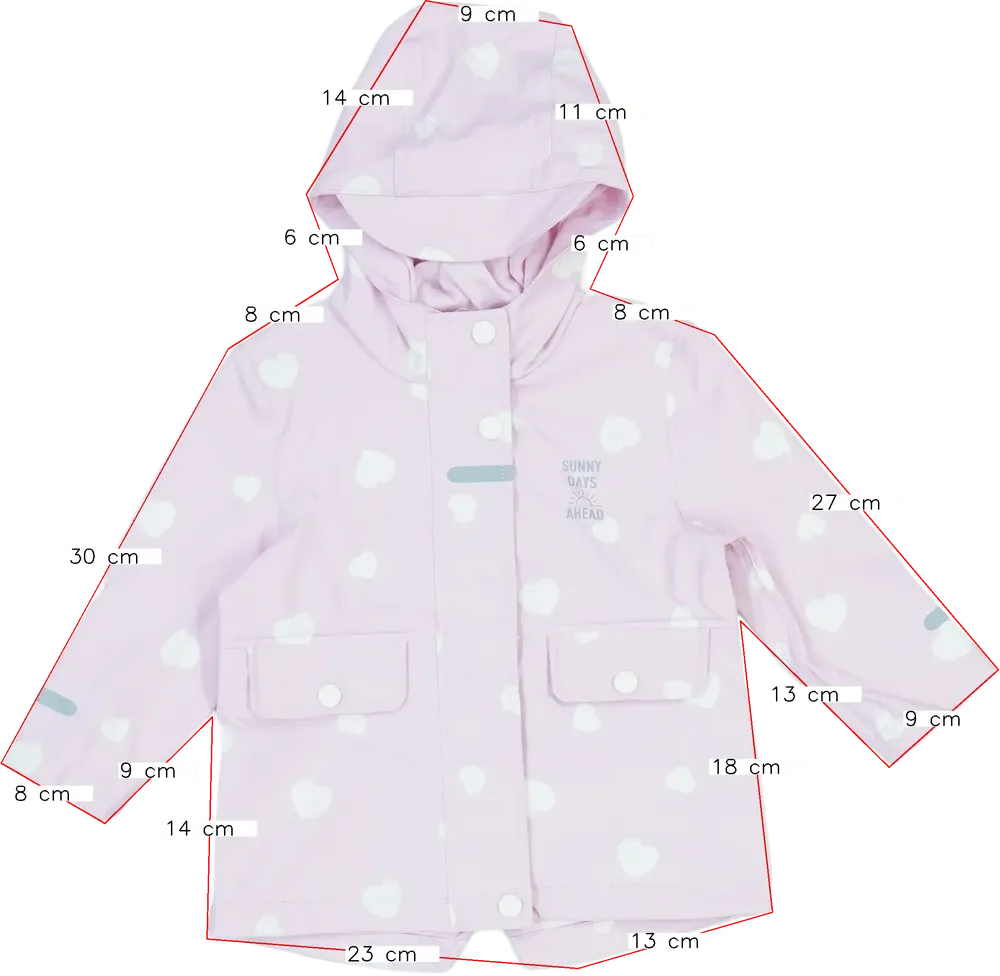 Rózsaszín C&amp;A Esőkabát EU 80 / UK 9-12 hónap / US 12 hónap