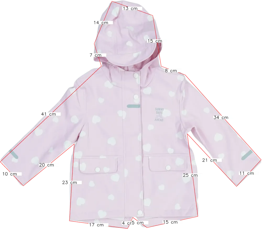 Rózsaszín C&amp;A Esőkabát EU 98 / UK 3 év / US 3T