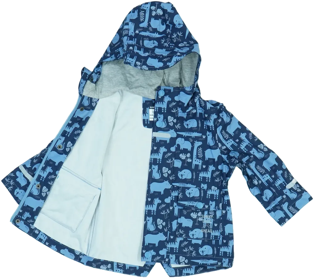 Kék C&amp;A Esőkabát EU 80 / UK 9-12 hónap / US 12 hónap