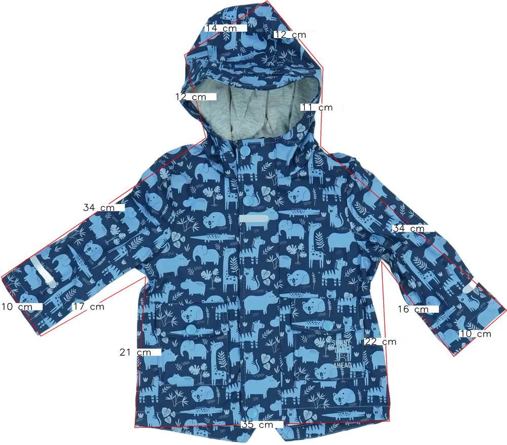 Kék C&amp;A Esőkabát EU 80 / UK 9-12 hónap / US 12 hónap