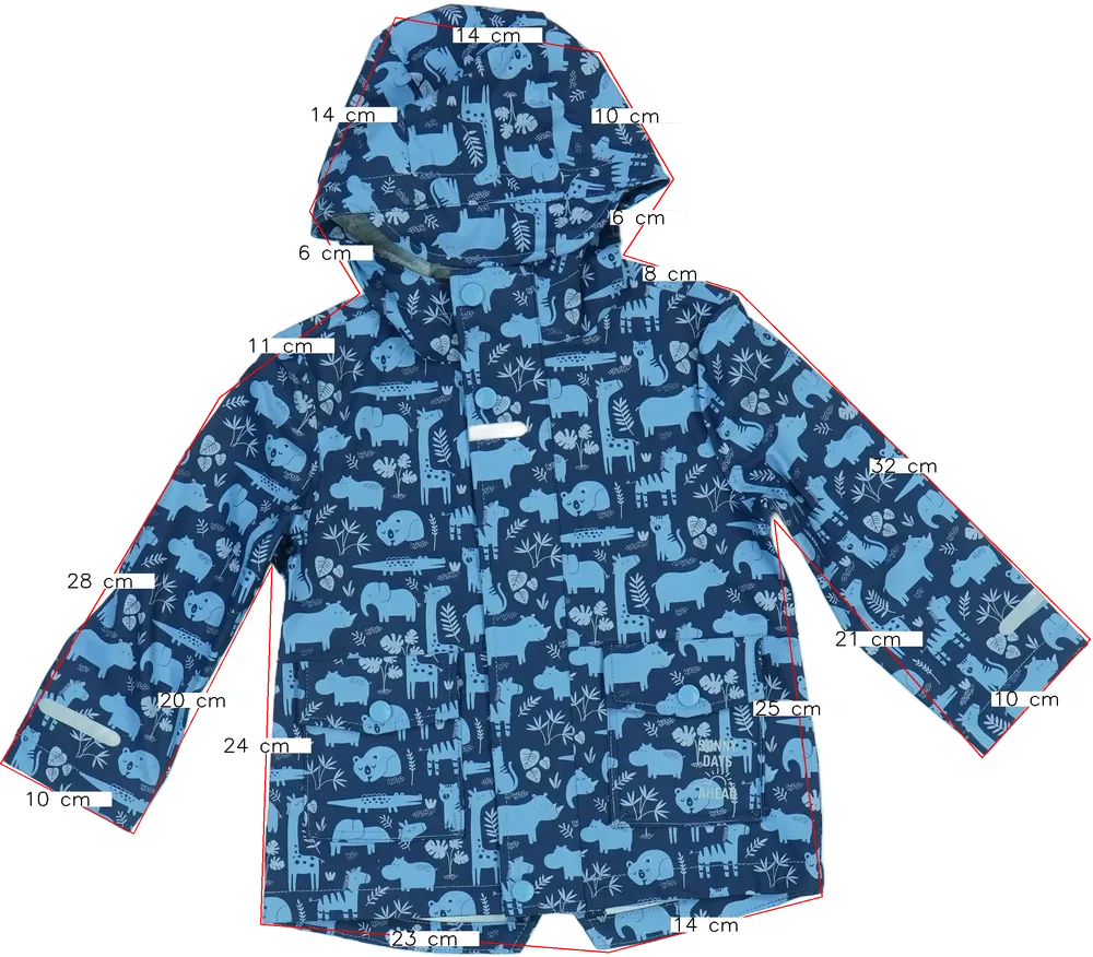 Kék C&amp;A Esőkabát EU 92 / UK 2 év / US 2T