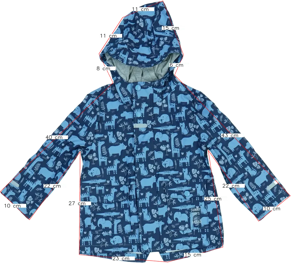 Kék C&amp;A Esőkabát EU 98 / UK 3 év / US 3T