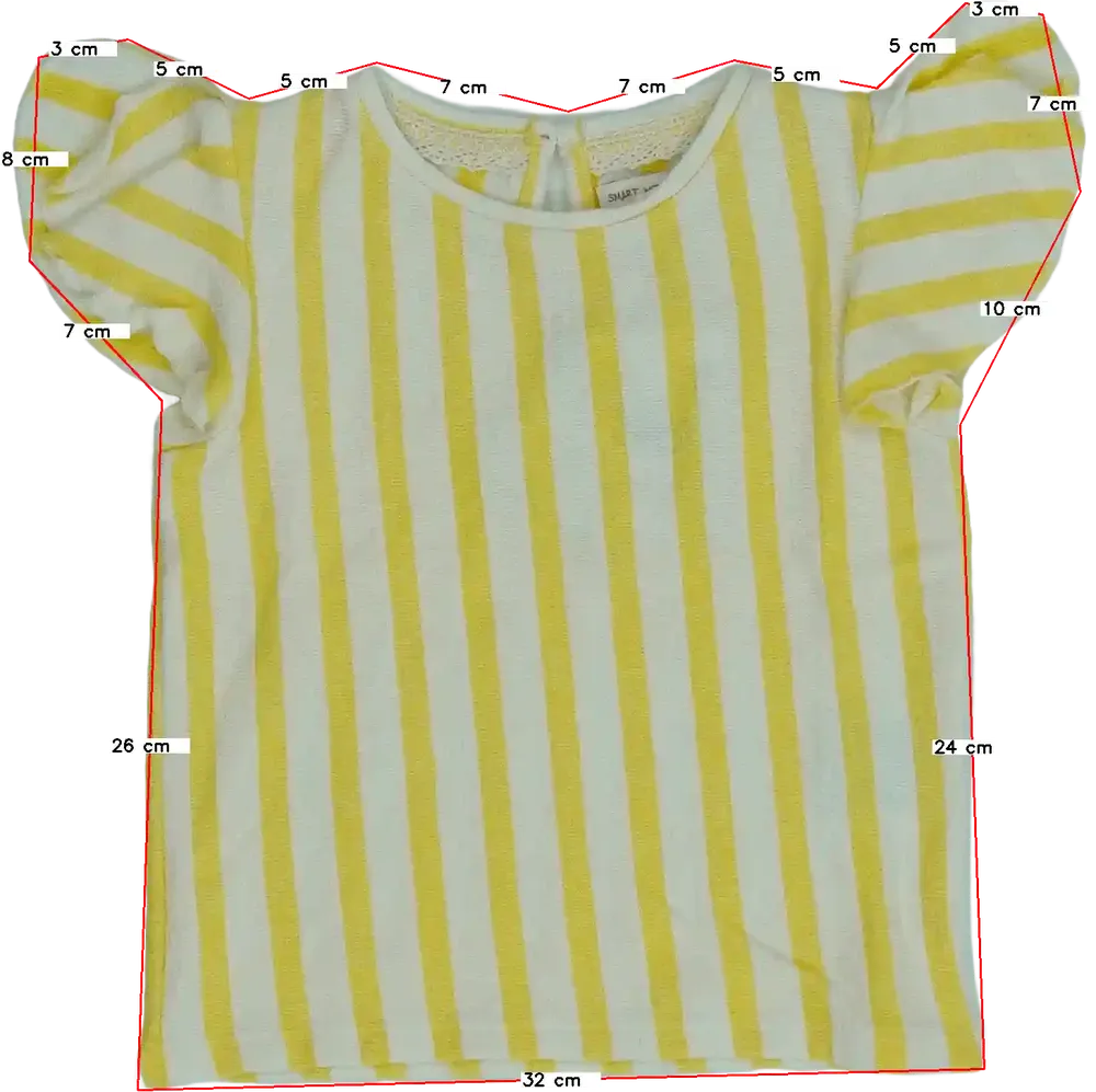 Sárga Smart with style Póló EU 104 / UK 4 év / US 4T/XS