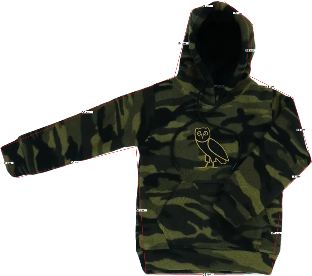 Terepszínű OVO Kapucnis pulóver EU 128 / UK 8 év / US 8 év/M