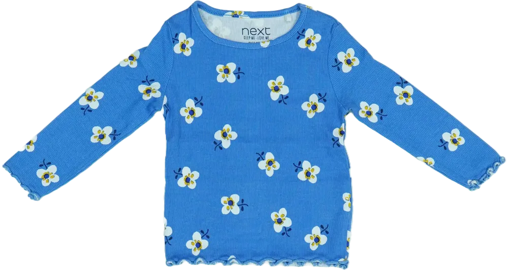 Kék Next Hosszú ujjú felső EU 80 / UK 9-12 hónap / US 12 hónap