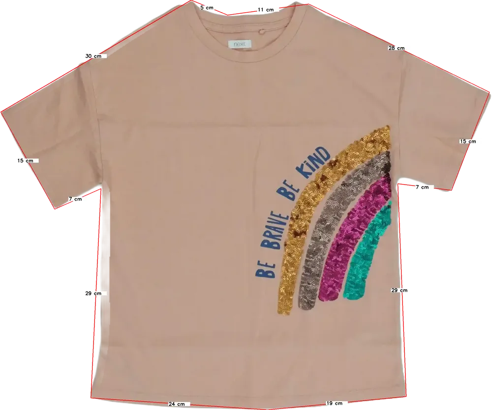 Rózsaszín Next Póló EU 98 / UK 3 év / US 3T