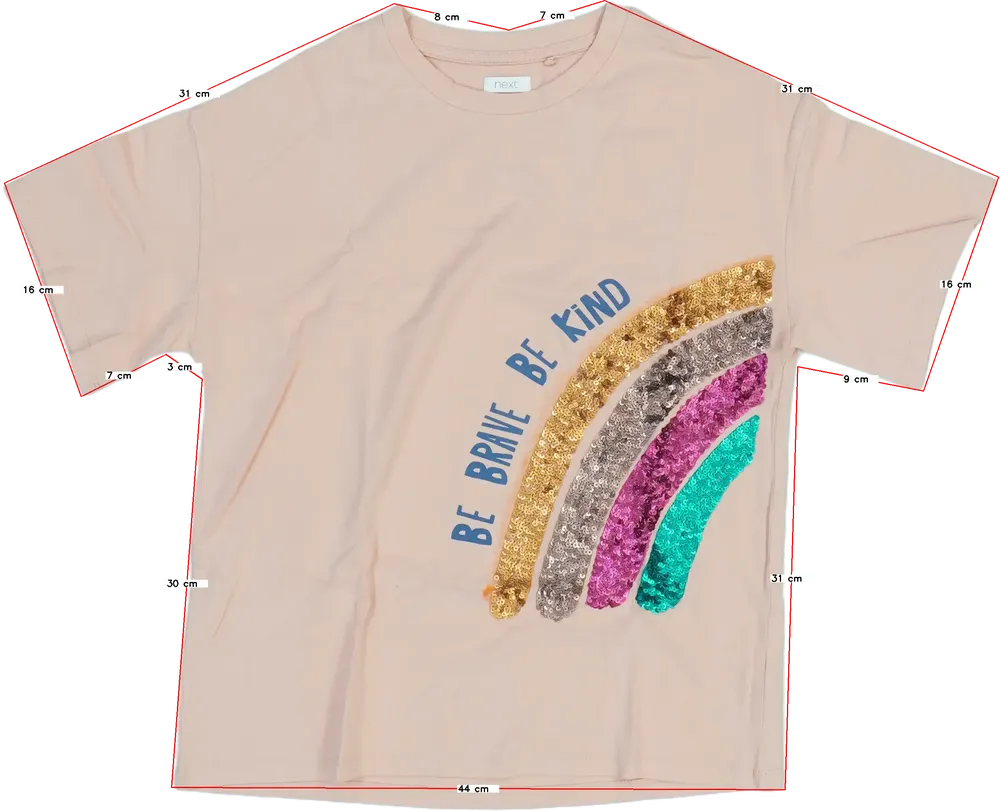 Rózsaszín Next Póló EU 140 / UK 10 év / US 10 év/L