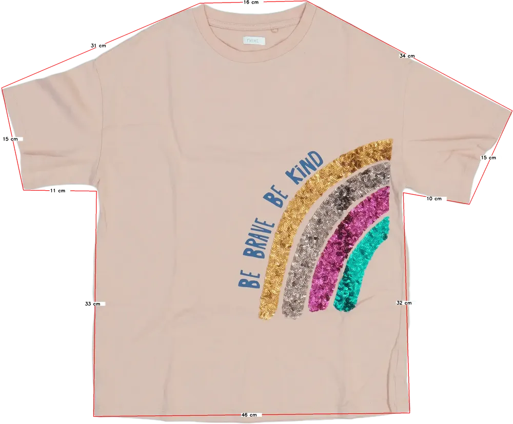 Rózsaszín Next Póló EU 146 / UK 11 év / US 12 év/L