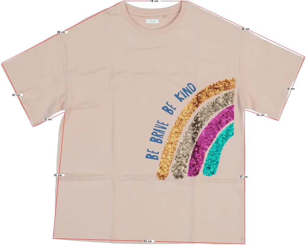 Rózsaszín Next Póló EU 164 / UK 14 év / US 14 év/XL