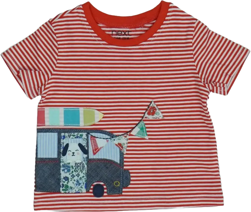 Piros Next Póló EU 68 / UK 3-6 hónap / US 3-6 hónap