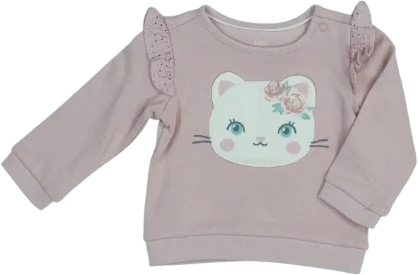 Rózsaszín C&amp;A Pulóver EU 74 / UK 6-9 hónap / US 6-9 hónap