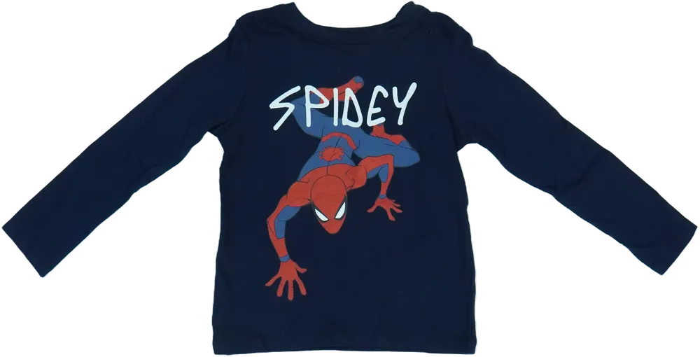 Kék Marvel Hosszú ujjú felső EU 104 / UK 4 év / US 4T/XS