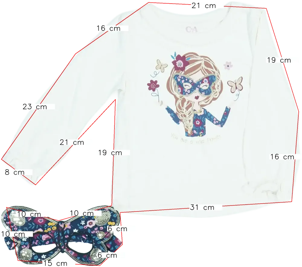 Brown C&amp;A 2-piece set - Top EU 98 / UK 3 years / US 3T