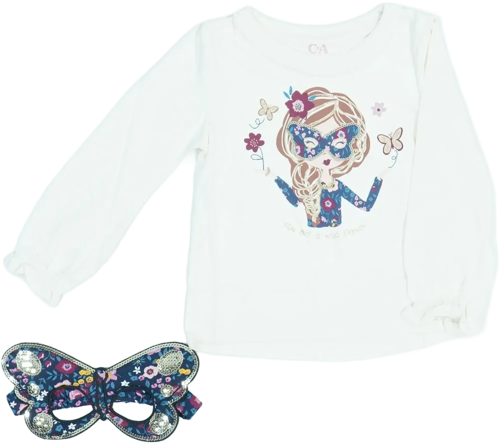 Brown C&amp;A 2-piece set - Top EU 98 / UK 3 years / US 3T