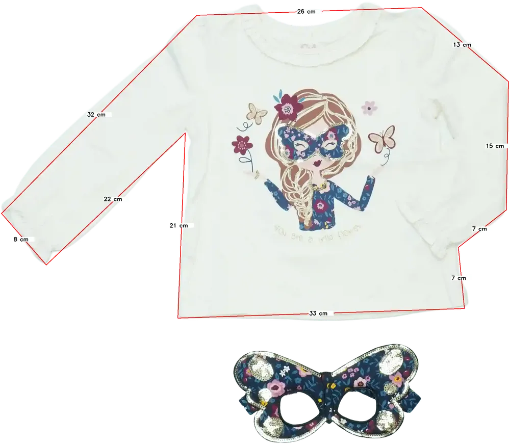 Brown C&amp;A 2-piece set - Top EU 104 / UK 4 years / US 4T/XS