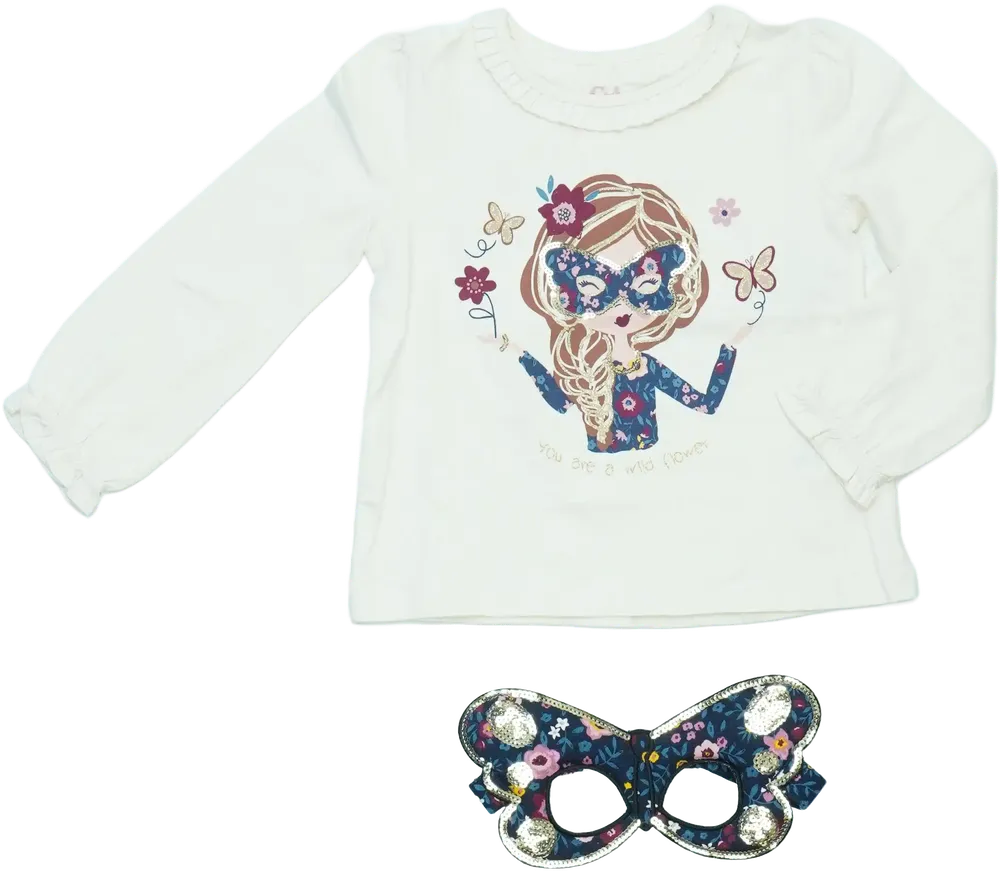 Brown C&amp;A 2-piece set - Top EU 104 / UK 4 years / US 4T/XS