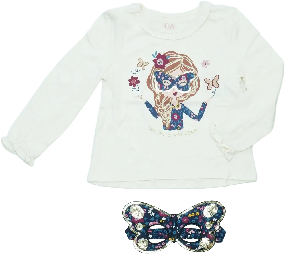 Brown C&amp;A 2-piece set - Top EU 110 / UK 5 years / US 5 years/XS