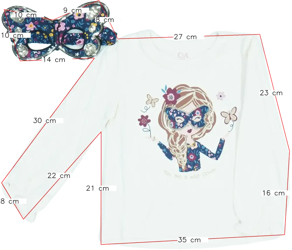 Brown C&amp;A 2-piece set - Top EU 110 / UK 5 years / US 5 years/XS