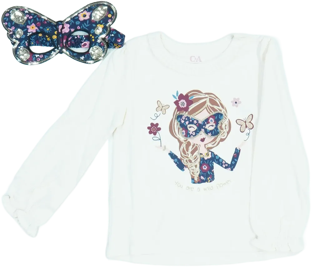 Brown C&amp;A 2-piece set - Top EU 110 / UK 5 years / US 5 years/XS
