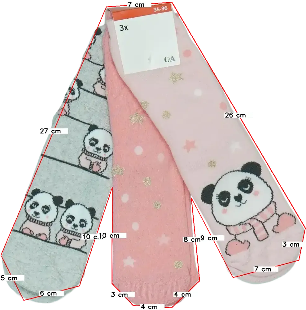 Többszínű C&amp;A Csomag - Zoknik EU 36