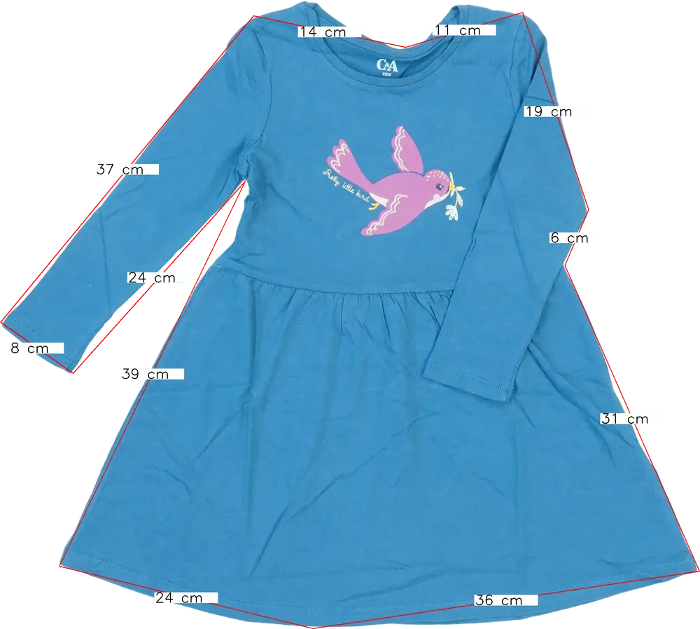 Kék C&amp;A Ruha EU 110 / UK 5 év / US 5 év/XS