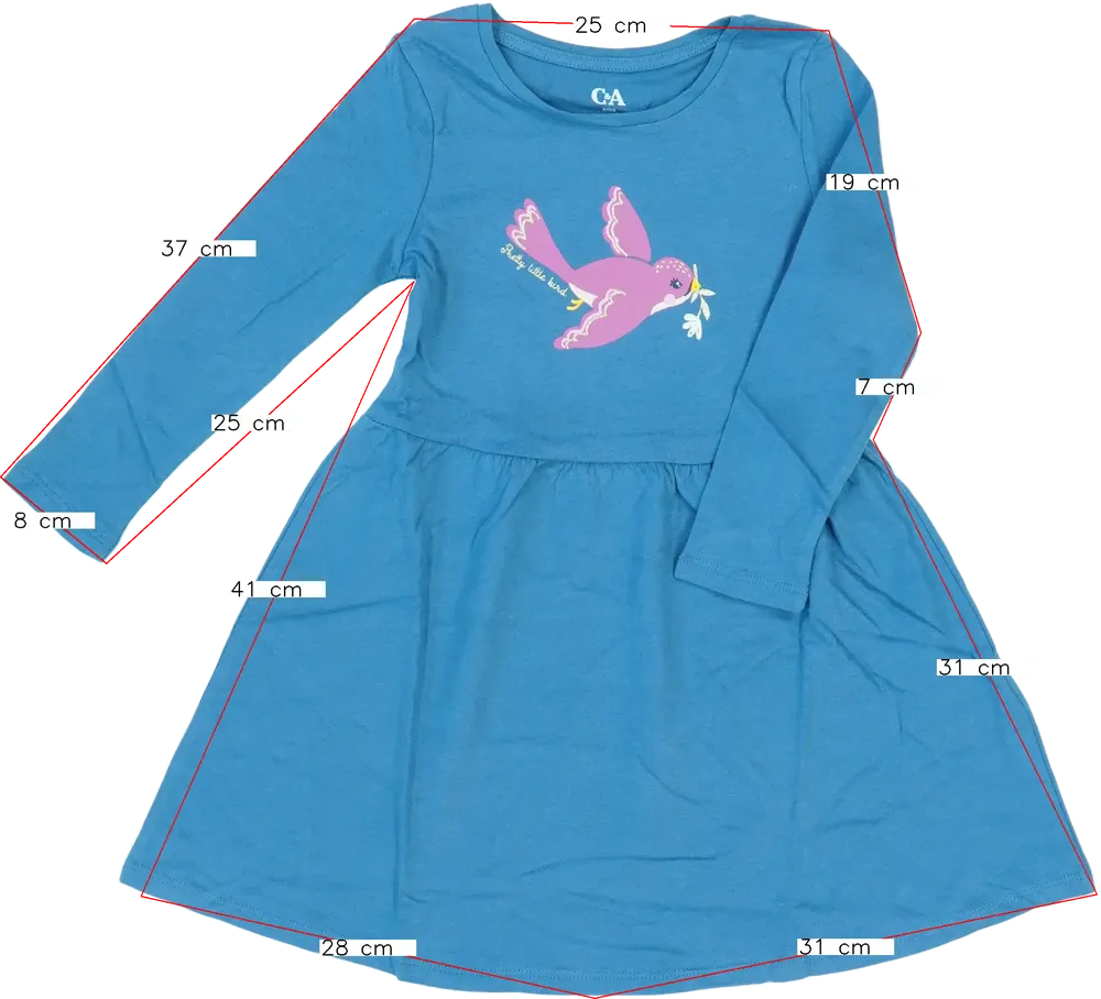 Kék C&amp;A Ruha EU 110 / UK 5 év / US 5 év/XS