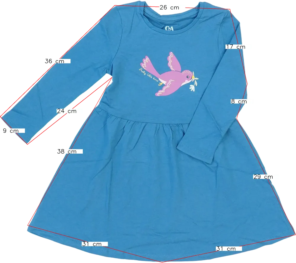 Kék C&amp;A Ruha EU 110 / UK 5 év / US 5 év/XS