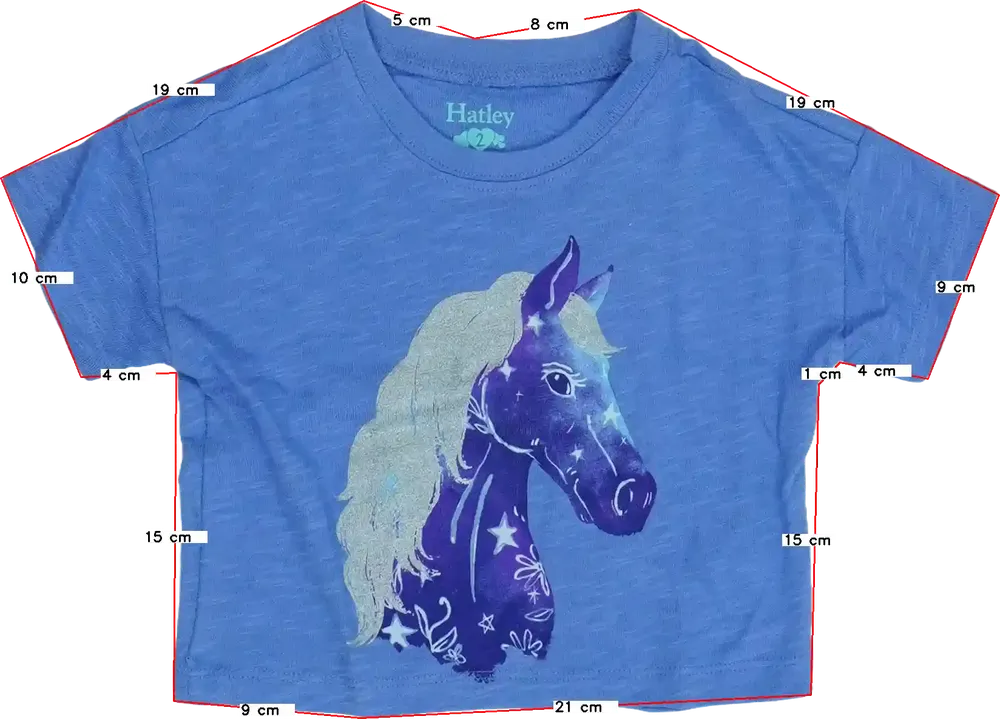 Lila Hatley Póló EU 92 / UK 2 év / US 2T